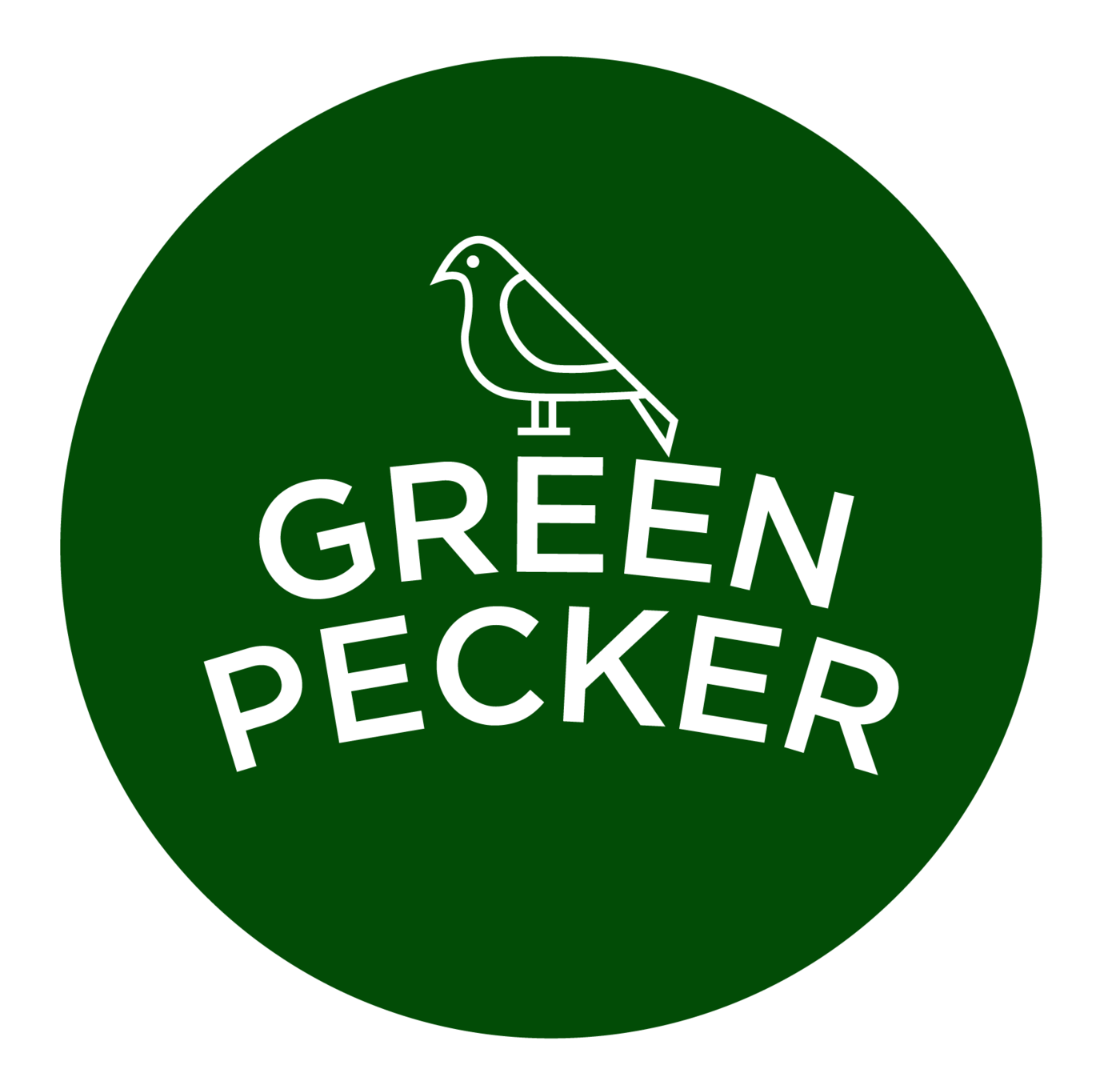 Green pecker logo
